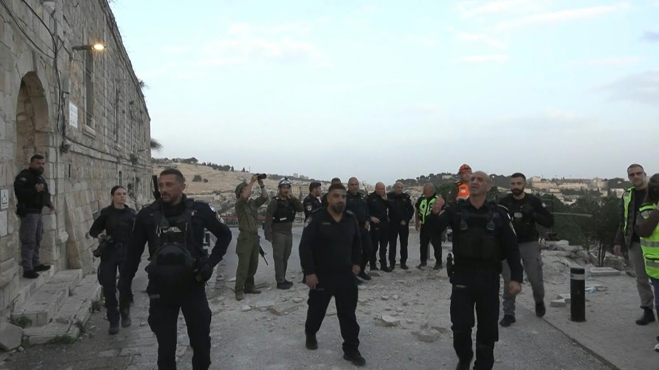 Video | Scene in Jerusalem’s old city after impact following new missile attack from Iran | AFP