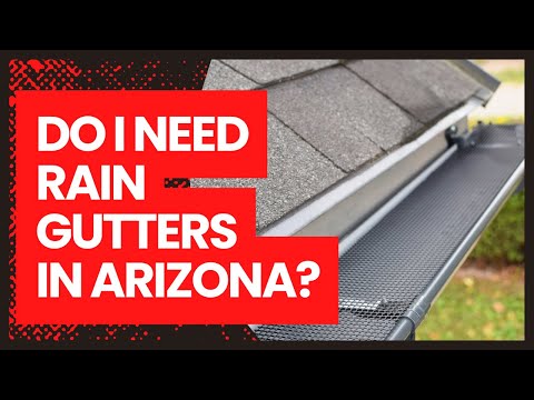 Do I need Rain Gutters for my home in Arizona? The Answer Might Surprise you. Expansive Soils