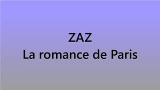 Zaz - La romance de Paris