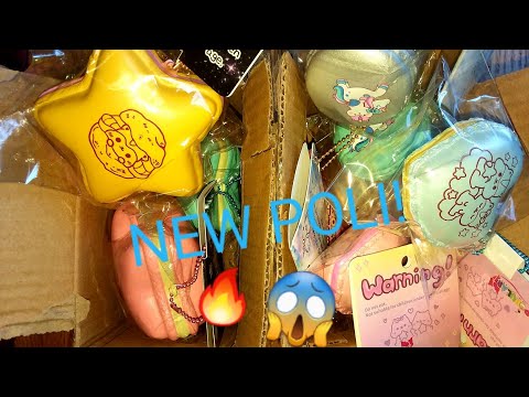 NEW POLI SQUISHES! TONS OF MACARONS! POPULARBOXES_HK ❤ Video