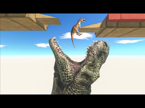T-REX HEAD TRAP Who Can Survive? - Animal Revolt Battle Simulator