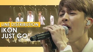 Download lagu iKON - Just Go (Line Distribution) mp3