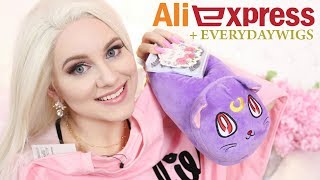 Zakupy z Aliexpress - Najsłodsze ubrania i gadżety Kawaii + peruka Everydaywigs * Candymona Haul