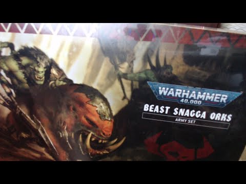 Unboxing: Warhammer 40,000: Beast Snagga Orks Army Set