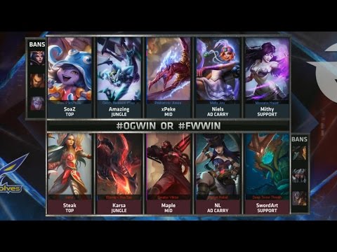 FW vs OG Highlights - FLASH WOLVES vs ORIGEN Game 5 - S5 WORLDS 2015 KNOCKOUT STAGE - QUARTERFINALS