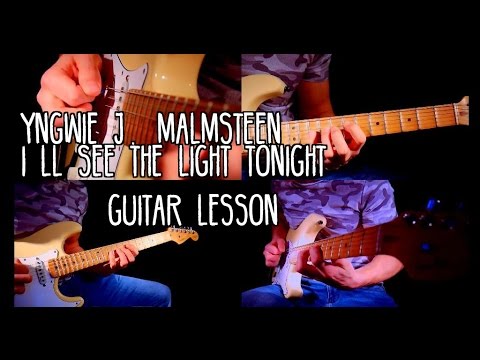 Yngwie Malmsteen I´ll See The Light Tonight Main Riff Lesson - Master That Riff Series