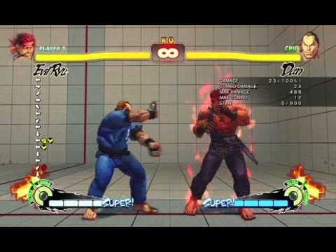 2011-06-08  SSF4 AE Evil Ryu COMBO MOVIE