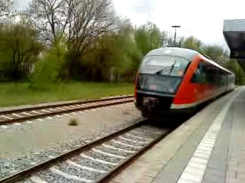 VT642 bei der einfahrt in Memmingen