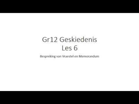 GESKIEDENIS GRAAD 12: 6 Mei 2020 - periode 4 (06124)