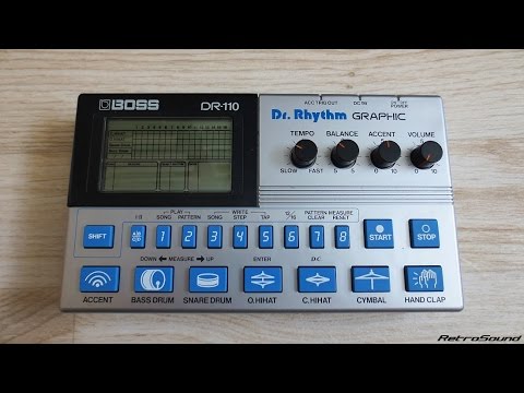 Boss DR-110 Dr. Rhythm 1980s - Silver image 7