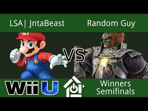 H&V 6-28 - LSA| JntaBeast (Mario) vs Random Guy (Ganondorf) - Smash 4 Winners Semifinals
