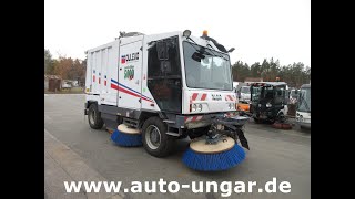 Dulevo 5000 Evolution mit Frontbesen 4-Rad-Lenkung Hochentleerung Hands road sweeper | Image 4 - Autoline