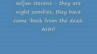 sufjan stevens - they are night zombies