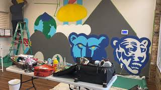 Custom Mural at Perfecto Staffing in Memphis, Tn