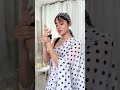 Recreated Shilpa Shetty S Retro Saree Look Sareefashion Polkadot Saree Sareeindia