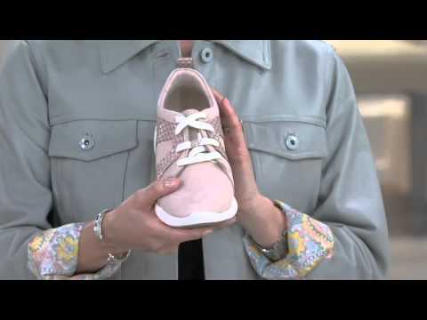 Clarks Artisan Nubuck Lace-up Sneakers - Cowley Faye on QVC
