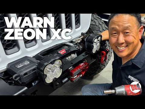 WARN ZEON XC Winch Installation on Jeep Wrangler JL or Gladiator with EVO Quarter Pounder Bumper