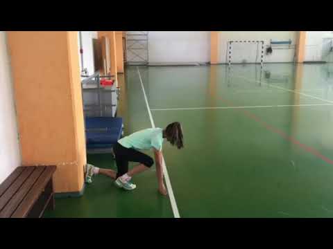 atletika: Niski start-odgurivanje od zid