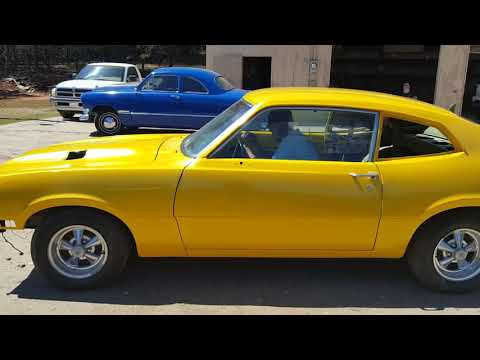 1972 Ford Maverick Restoration 302 V8 Lamborghini Yellow Tri-stage Pearl Paint