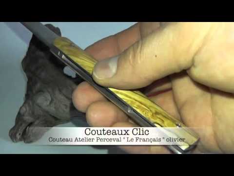 Couteau Atelier Perceval " Le Français " olivier