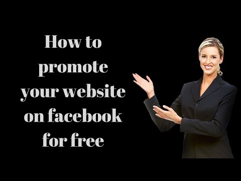 how to promote your website on facebook for free