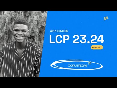 LCP 23.24 Application - AIESEC in Ife