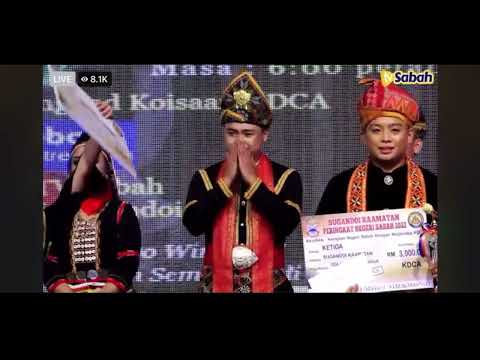 Johan  dan Naib Johan Sugandoi Peringkat Negeri Sabah 2022 | Lyron Felix dan Diandra Justine