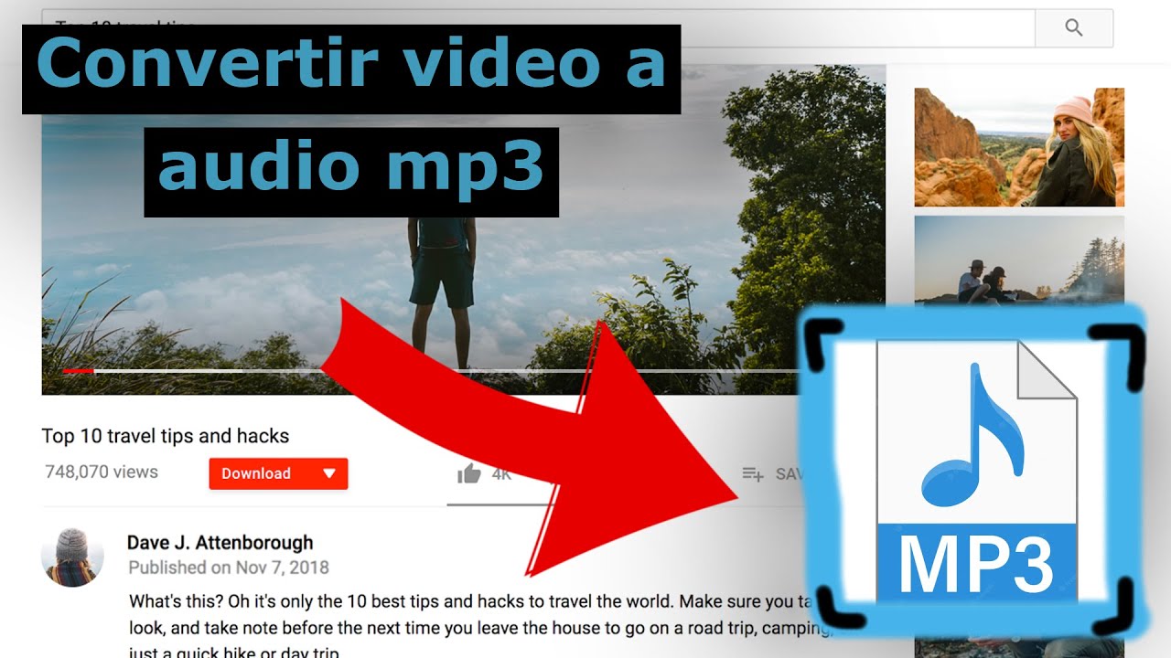 TUTORIAL DE COMO CONVERTIR UN VIDEO DE YT A AUDIO MP3 ( FACIL Y RAPIDO )👍