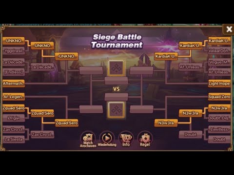 Siege Battle Tournament Round 3 VS Aftermath Eu - Summoners War