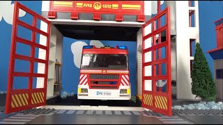 Feuerwehrauto, Kran, Bagger, Monster Truck Spielzeug Film für Kinder