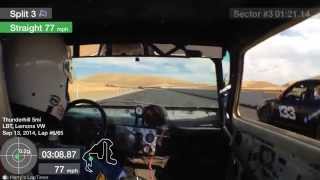 Fast, It's not for everyone - 2014 Thunderhill 24 hours of LeMons