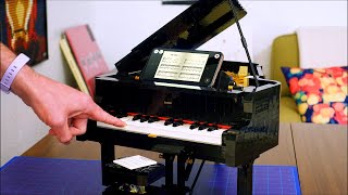 You can play this Lego Grand Piano with your iPhon