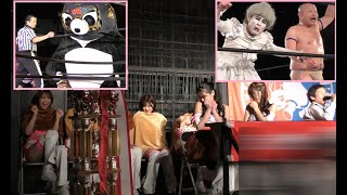 【 よしえつねおパンツ脱いでレースクイーンに投げるところ(^▽^;)💦 芝浜メリー vs 覆面パンダWG ドンクサイ組 / 松田蘭 /生田ちむ/木村楓/荒井つかさ/ 有栖未桜/廣川エレナ】西口プロレス