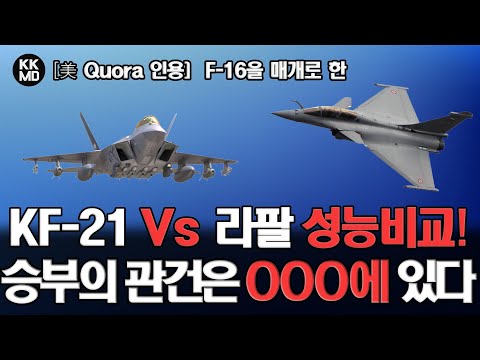 F-16을 매개로 한 KF-21 보라매와 라팔(Rafale)의 성능비교