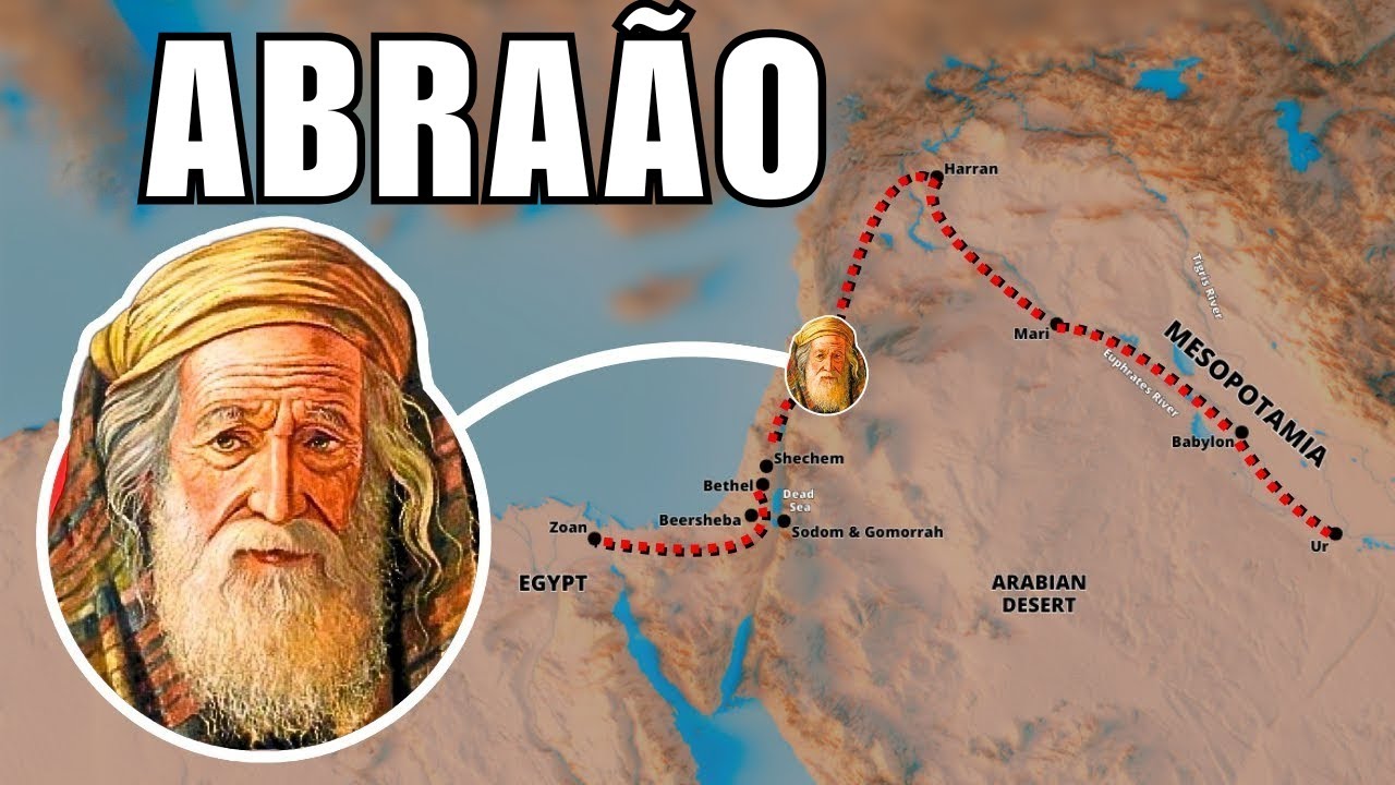 Toda a vida de Abraão em um mapa l Explicação CHOCOU o BRASIL
