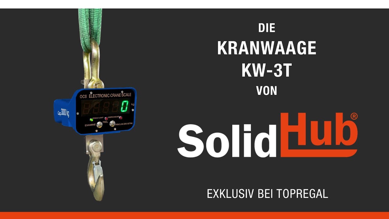 Vidéo produit: balance à grue KW-3T