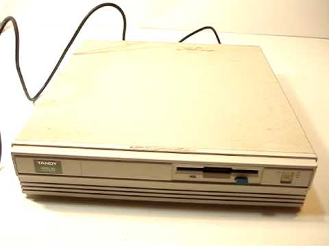 Tandy 1000 RL 25-1451 Hard Drive Model 1000RL Powering up