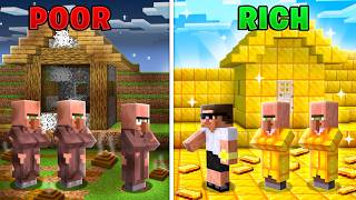 Download lagu Poor vs Rich Village in Minecraft.. mp3