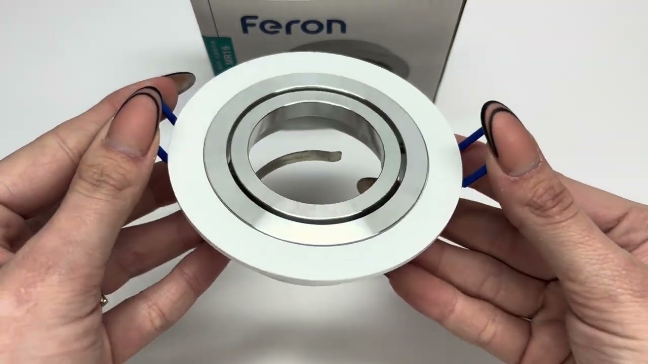 Встраиваемый поворотный точечный светильник FERON DL6110 MR-16 белый 32670