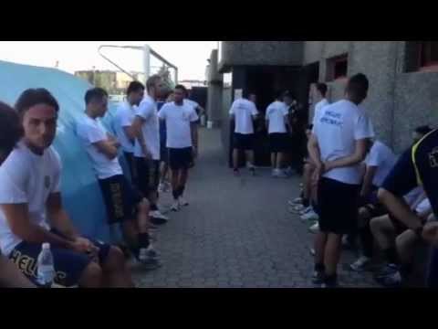 Primo allenamento, stagione 2012/13