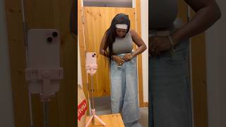 Levi’s Shaping Wide Leg Jeans Try On💧 @LEVIS #jeans #tryonhaul #fashion #shopping