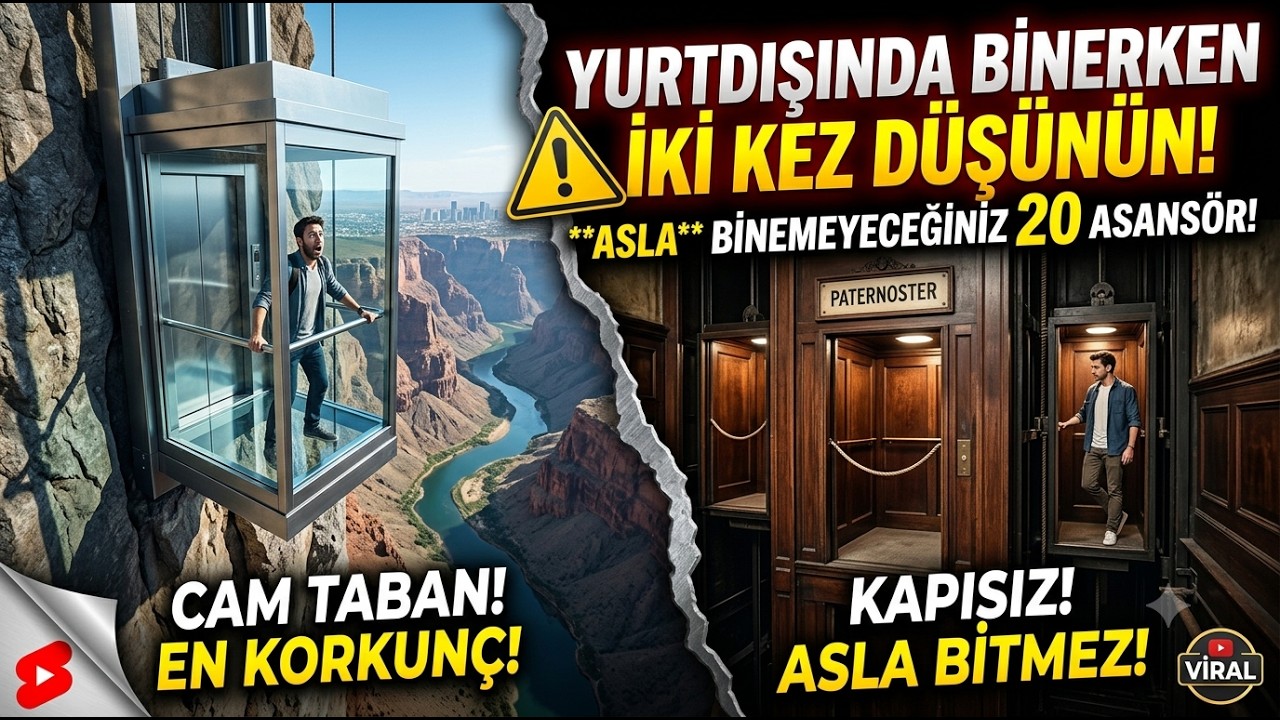 Yurtdışında Binerken İki Kez Düşüneceğiniz 20 Asansör!
