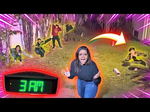 HIDE AND SEEK AT 3 AM IN THE NEW LOURES MANSION!!!