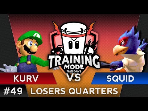 TMT 49 - Kurv (Luigi) VS Squid (Falco) - SSBM Losers Quarters - Melee