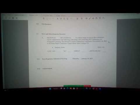 CCTI - JOC - Board Meeting 12/15/2022 at 7PM.