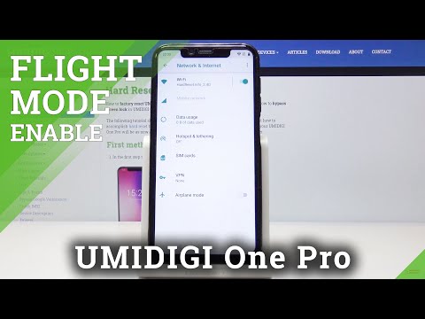 How to Switch On Airplane Mode in UMIDIGI One Pro – Enable Flight Mode