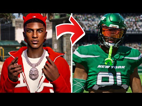 JUCO Walk On To NFL Star - College Football 25 Road To Glory (FULL MOVIE)
