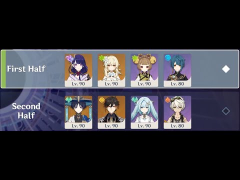 3.4/3.5 Spiral Abyss, Raiden Hyperbloom & Wanderer Hypercarry - (Floor 12, 9★)