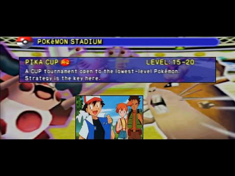Ash Ketchum's team (Stadium 1, pika cup)