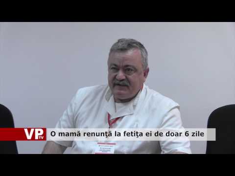 O mamă renunţă la fetiţa ei de doar 6 zile